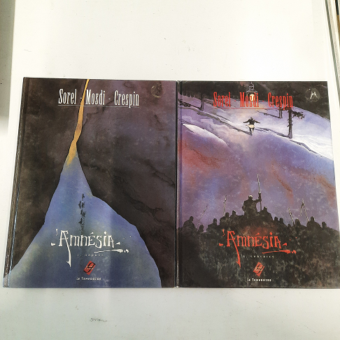 lot de 2 bandes dessinées Amnésia