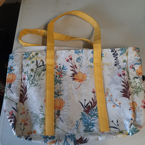 Sac à anse et pochette fleurs