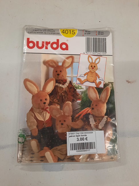 patron lapin burda