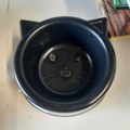 gamelles plastiques pour chat ,  1 noire