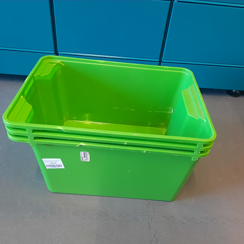 lot de 3 caisse verte