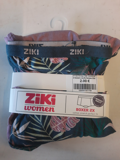 2 boxers neufs femme tl/xl