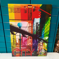 Cadre déco urbain très coloré