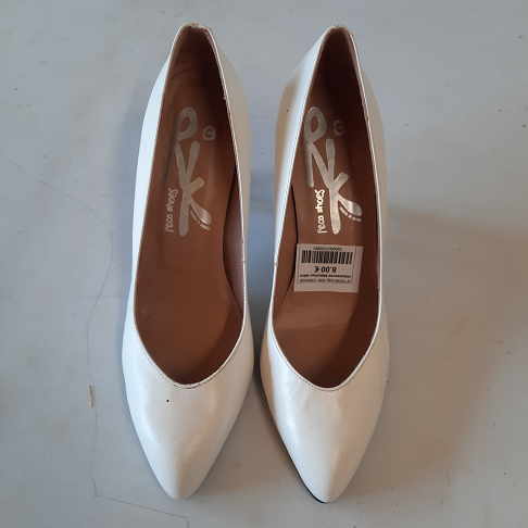 chaussures blanches talon
