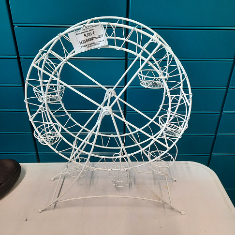 Roue blanche déco