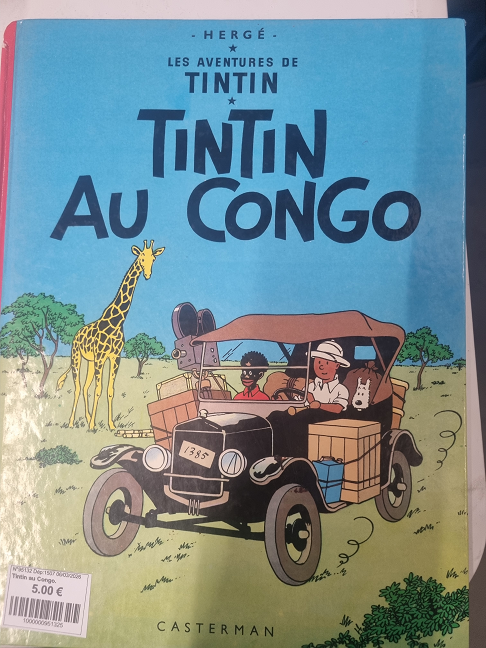 bande dessinée Tintin au Congo.