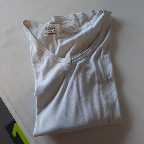 Maillots de corps manches longues  gris clair Taille XXL