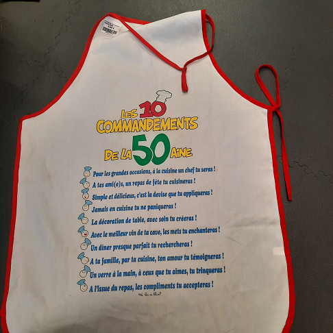 TABLIER 50ANS