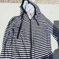 Gilet taille 38 40 rayé trois euros robe bleue taille 38