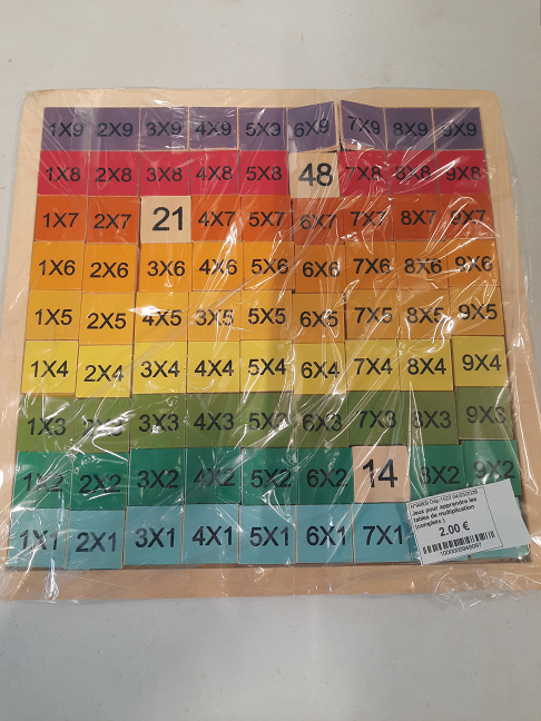 Jeux pour apprendre les tables de multiplication (complets )