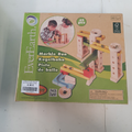 Jeu circuit billes en bois