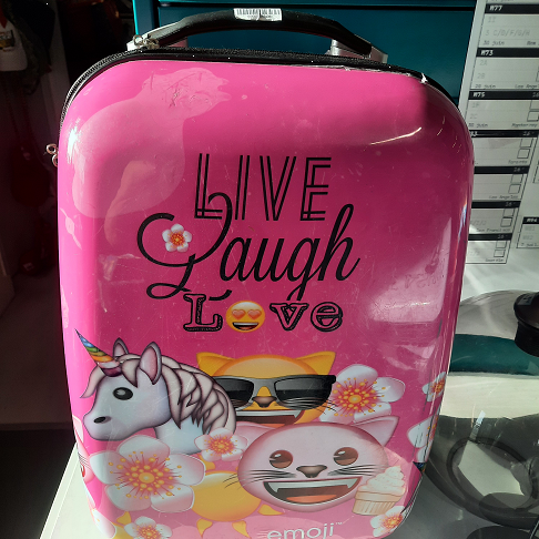 Valise rose,