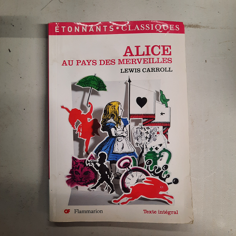livre alice au pays des merveilles