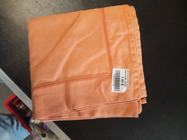 taie d'oreiller orange