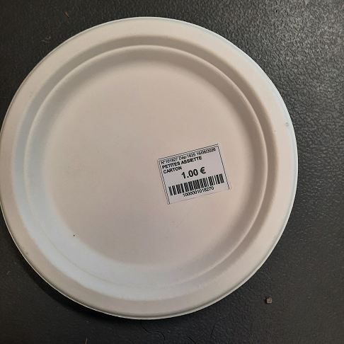 PETITES ASSIETTE CARTON