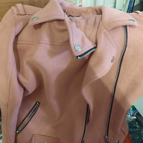Veste pot de pêche rose taille 14. 15 ans